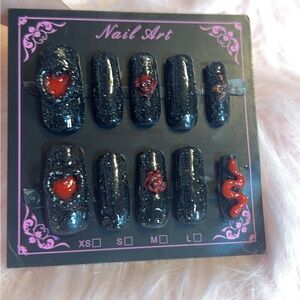 Goth Girl Press On Nails